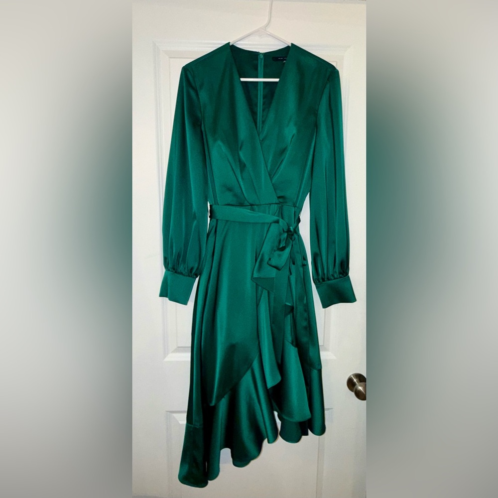 Alex Marie Emerald Long Sleeve Dress
